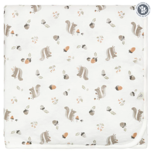 Perlimpinpin - Couverture de bambou - Écureuil